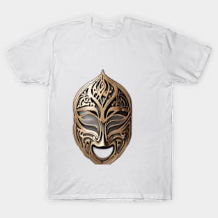 Mask Bronze Shadow Silhouette Anime Style Collection No. 348 T-Shirt